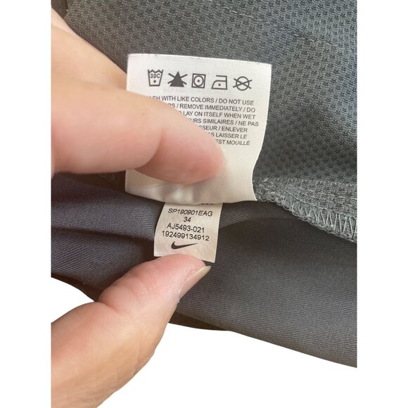 Nike Dri-FIT Mens Gray Golf Casual Shorts Size 34 SKU 8452 - Picture 13 of 14